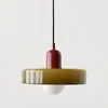 Lámpara Colgante de Restaurante Estilo Minimalista de Mediados de Siglo Vintage Lámpara de Mesita de Noche de Vidrio Creativo Minimalista Nórdico Lámpara de Mesa para Barra de Bar Comedor Hierro