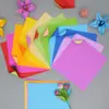 Papel de Origami Doble Cara de Dos Colores Diferentes en el Frente y la Parte Trasera Material de Papel Colorido Hecho a Mano