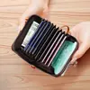 Billetera de Mujer Retro Nueva Transfronteriza Bolso de Mano Cartera Multifuncional de Gran Capacidad Titular de Tarjetas Creativo de Hebilla Corta