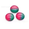Zafiros Facetados Personalizados de Fábrica Combinación de Colores Rojo y Verde Tourmalina Forma de Huevo Redondo Cuadrado Piedras Sueltas de Combinación de Colores Se Pueden Incrustar en Joyería