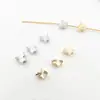 Cuentas Espaciadoras con Forma de Mariposa de Doble Corte Chapadas en Oro Cobre Conservador del Color Materiales para Pulsera de Cuentas DIY, Collar, Pendientes