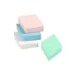 Caja de Empaque para Esponja de Doble Uso Seco y Húmedo, Esponja de Maquillaje, Borla de Polvo con Forma Especial, Empaque Transparente Impreso a Color, Borla de Polvo Grande en Forma de Diamante