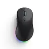 Ratón Bluetooth inalámbrico con logotipo personalizado, carga de modo dual, adecuado para escritorio y portátil, funcionamiento silencioso