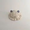 Chapéu de Bebê Coreano Yipan Verão Ins Nova Moda Orelhas de Desenho Animado Proteção Solar Chapéu de Pescador Chapéu de Sol para Bebê