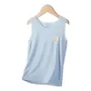 Chaleco de Hielo para Niños Verano Sin Costuras Delgado Camiseta Transpirable Camiseta Base Sin Mangas Seda de Hielo