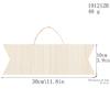 Adornos Colgantes de Virutas de Madera Navideñas Letreros de Madera en Blanco Colgantes Decorativos de Madera para Bricolaje Banderines de Virutas de Madera con Cuerda para Colgar