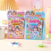 Libro de Juego de Pegatinas Escenario de Almacenamiento de Gestión Simulada para Niños, Libro Tranquilo de Escena en Miniatura, Pegatinas de Juguete para Aliviar el Estrés para Niñas
