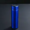 Suministro directo de fábrica, taza de agua con temperatura y pantalla táctil inteligente de 500 ml, taza térmica de acero inoxidable 304, taza medidora de temperatura al vacío
