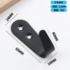 Gancho Engrosado de Acero Inoxidable en Forma de L para Colgar Ropa en Baño, Detrás de la Puerta, Gancho de Pared