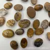 Piezas de incrustación ovaladas con forma de lágrima de piedra con patrones naturales al por mayor para anillos, pendientes, colgantes, accesorios de joyería DIY