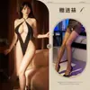 Atractivo Conjunto de Lencería Sexy, Bikini de Cuello Halter Estilo Japonés Sin Quitar, Uniforme Juguetón Estilo Japonés