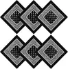 Bandana de Algodão Personalizada com Impressão Digital, Lenço de Cabeça Estilo Hip-Hop Europeu e Americano, 55cm