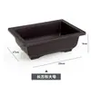 Generación al por mayor maceta flor de arena morada imitación pelo maceta hexagonal de plástico engrosado para orquídeas maceta rectangular para bonsái maceta para suculentas