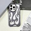 Funda para teléfono Apple 17 Promax Flame Hollow-Out con disipación de calor, iPhone 16 Electroplated Matte 15 Funda suave antigolpes