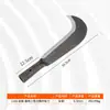 Cuchillo de Cortar Engrosado, Cuchillo para Tala de Árboles, Cuchillo de Cortar de Bambú Forjado de Una Pieza, Cuchillo de Cortar Grande, Cuchillo para Tala de Árboles de Granja al Aire Libre