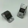 Rueda direccional de rueda lineal de 0.5 pulgadas, rueda de goma silenciosa, herraje, caja de almacenamiento de cajón, rueda para patas de mueble y armario