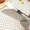 Espátula de Churrasco de Aço Inoxidável para Loja de Departamentos Espátula de Pizza Espátula de Bife Ferramenta de Confeitaria Espátula de Panqueca em Estoque