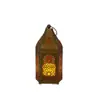 Novo Produto Transfronteiriço: Lanterna de Velas Vazada em Arte de Ferro, Lanterna de Velas Pequenas Esculpida Vintage do Oriente Médio, Ornamento Decorativo, Suporte para Velas