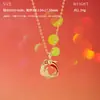 Aretes Originales Qianjia S999 Plata Pura Año del Pez Doble Pez Koi Cadena para Clavícula Pulsera de Jade Hetian Año Nuevo Venta al por Mayor