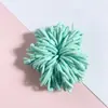 Nuevo color macarrón 3.3cm cuerda para el pelo de ganchillo para niños accesorio de joyería de resina de dibujos animados DIY hecho a mano