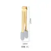 Pinza de silicona para alimentos de acero inoxidable 304, pinza para alimentos, pinza para postres, pinza para hielo, pinza para hielo, pinza para hielo, pinza para azúcar, pinza para hielo