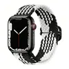 Adequado para Pulseira Apple Watch Applewatch S11 Trançado de Nylon Fivela Deslizante Pulseira Apple Watch Pulseira iWatch