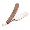 Em estoque Aço inoxidável Barbearia antiga suprimentos de beleza e cabeleireiro suporte para navalha Faia navalha