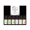 Set Navideño Transfronterizo de Aromaterapia de 8 Piezas Aceite Esencial de Naranja Dulce Lavanda Se Puede Usar con Humidificadores para Hidratación Adicional Aceite Esencial de Incienso