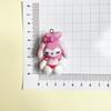 Acrílico tridimensional accesorios diy colgante llavero colgante para mochila collar luminoso para niños accesorios colgantes para coche dibujos animados