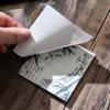 Cuaderno antiguo, papel de notas de bambú de estilo chino creativo, no pegajoso, se puede rasgar, papel de material de cuenta manual de alto valor de color