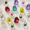 Ins resina bonito pequeno fantasma amor estrela de cinco pontas com anel diy acessórios pulseira colar orelha joias pingente