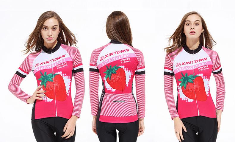 草莓骑行服长袖展示图 (2)
