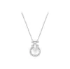 Collar de Perlas con Colgante de Rosa Retro Francés para Mujer, Diseño de Nicho de Lujo Ligero, Cadena para Clavícula de Gama Alta, Cadena para Suéter Tendencia