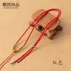 Estilo Simples Cordão Pingente Tecido à Mão Múltiplas Especificações Ajustável Corda Vermelha Corda para Joias DIY Venda Direta da Fábrica