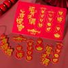 Año del Caballo Tarjetas Colgantes Creativas Doradas para Año Nuevo Tarjetas Pequeñas DIY Bonsái Boda Decoraciones de Inauguración Festival de Primavera Colgantes Venta al por Mayor