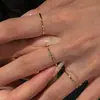 Anillo Sencillo de Estilo Minimalista Fresco y Único, Anillo Versátil, Moda de Nicho, Sensación de Alta Gama, Joyería de Anillos Apilables