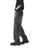 Maple House Roupas Masculinas / 2026 Primavera/Verão Novos Jeans Masculinos Americanos High Street, Calças Longas Retrô Largas de Perna Reta