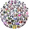 50 folhas Adesivos Dos Desenhos Animados Panda Criativo Na Moda Graffiti Cartoon Panda Adesivos Crianças Animal Bonito DIY Adesivos