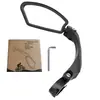 Espejo retrovisor para bicicleta con superficie de espejo de acero inoxidable, plegable y giratorio, reflector plano para bicicletas de montaña, accesorio de ciclismo