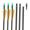 Flecha de Fibra de Vidro Retrátil Huwairen com Pontas Intercambiáveis, Atacado de Fabricante Arco e Flecha de Competição de Tiro com Arco ao Ar Livre, Conjunto de Arco Recurvo