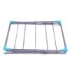 Estante Plegable de Tres Capas para Secar Ropa sin Instalación Transfronterizo, Estante de Piso para Toallas de Balcón, Estante de Secado Plegable y Retráctil de Tubo de Acero