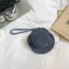 Cartera para Monedas con Sombrero Personalizado Estilo Nuevo Transfronterizo, Bolsa de Almacenamiento para Auriculares Bluetooth de Mezclilla, Colgante Llavero de Moda para Hombre