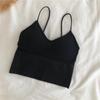 Hermoso sujetador deportivo con espalda descubierta para mujer, sin aros de acero, con push-up de pecho pequeño, para estudiantes de secundaria, con chaleco de tubo envolvente