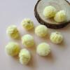 34 Colores Transfronterizos Japoneses y Coreanos Bola de Pelo de Piel de Conejo Sintética de 20 mm Colgante Accesorios para el Cabello DIY Pendientes Accesorios de Joyería Cuentas de Felpa