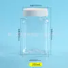 Botellas de Plástico Transparentes de Boca Ancha 30ml Botellas Pequeñas para Medicina Botellas Dosificadoras de Líquido Botellas para Cápsulas Botellas para Suplementos de Salud Botellas para Perlas