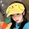 Boné Chapéu Viseira Protetor Solar de Cachorro Puding Desenho Animado Estilo Japonês Menina Esportes ao Ar Livre Casual Proteção Solar Boné de Baseball para Mulheres