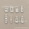 Fivela de Mola de Plástico PA Branca de Nylon Fivela Nariz de Porco Fivela de Corda de Sino Ajustável Fivela Apertada para Roupas Fivela de Cadarço Sem Laço