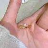 Anillo de Plata de Ley S925 con un Solo Diamante y Cuatro Garras para Mujer, Estilo Vintage Japonés, Diseño de Nicho de Alta Gama, Popular en Xiaohongshu