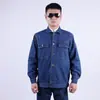 Ropa de Trabajo Personalizada, Ropa de Trabajo de Mezclilla Engrosada, Ropa de Soldador, Ropa de Protección Laboral Resistente al Desgaste, Ropa de Taller, Ropa para Reparación de Automóviles para Hombres