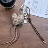 Moda Ins Tecido Amor de Menina Laço Corda Trançada Senso de Alta Qualidade Penduricalho de Pendurar Miu Style Pingente de Bolsa